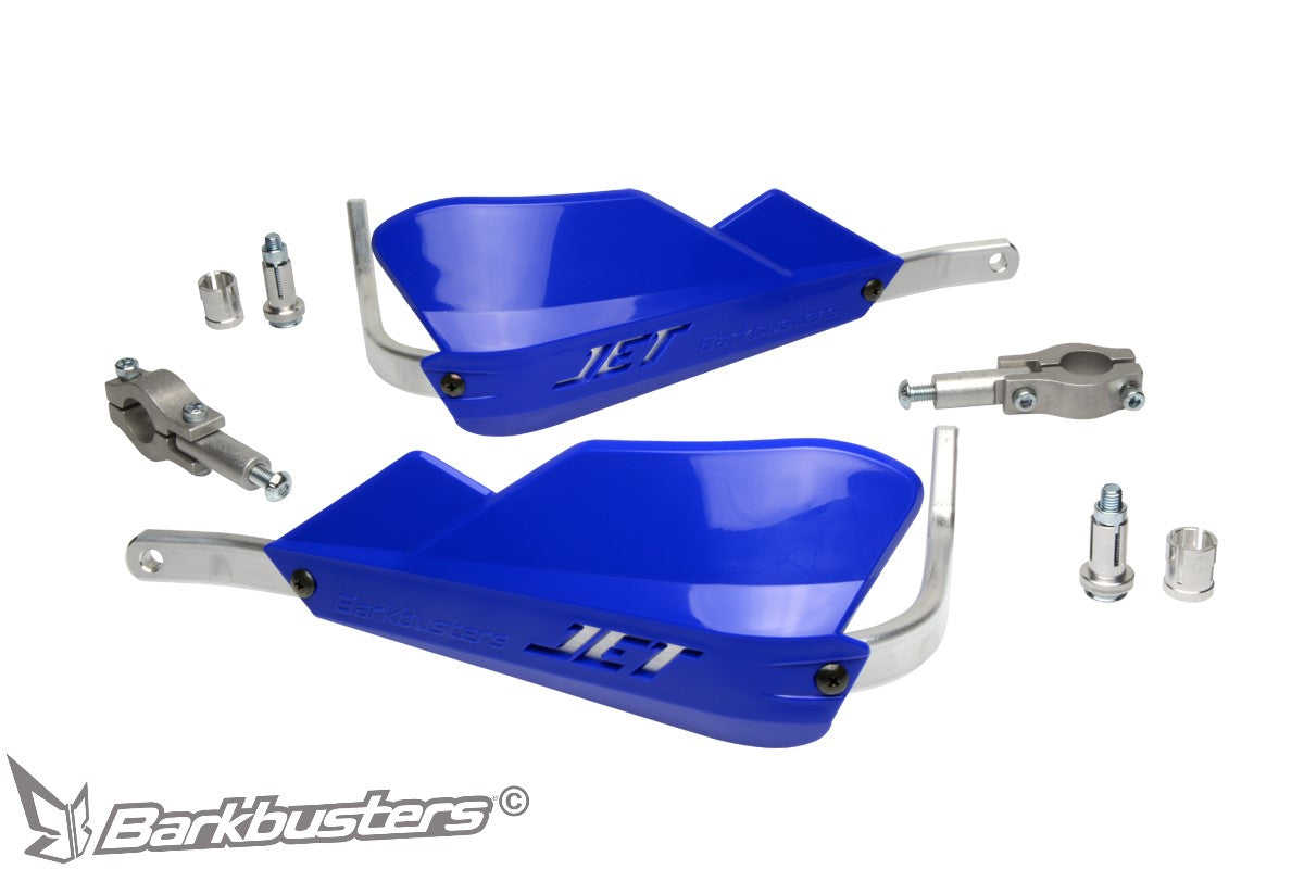 Barkbusters JET Handguard-Two Point Mount (Straight 22mm)-(Blue)-JET-001-BU