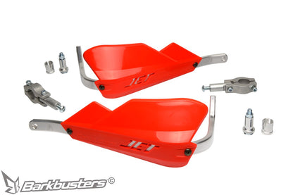 Barkbusters JET Handguard-Two Point Mount (Straight 22mm)-(Red)-JET-001-RD