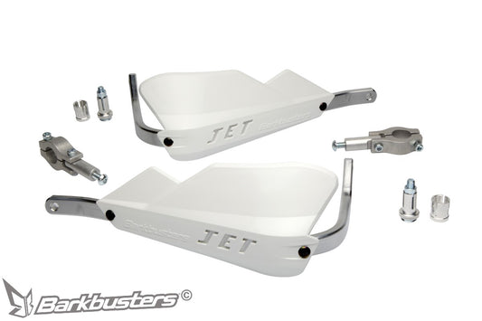 Barkbusters JET Handguard-Two Point Mount (Straight 22mm)-(White)-JET-001-WH