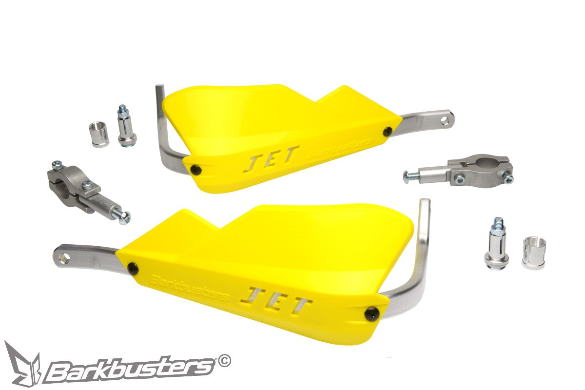 Barkbusters JET Handguard-Two Point Mount (Straight 22mm)-(Yellow)-JET-001-YE