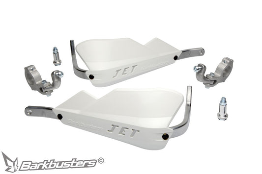 Barkbusters JET Handguard – Two Point Mount (Tapered)-(White)-JET-002-WH