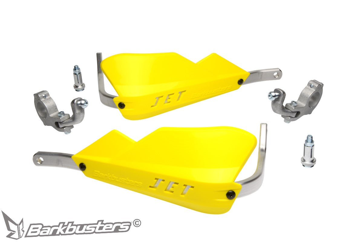 Barkbusters JET Handguard – Two Point Mount (Tapered)-(Yellow)-JET-002-YE