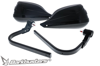 Barkbusters Storm Handguard - Single Point Bar End Mount (Threaded) - Black - STM-007-02-BK