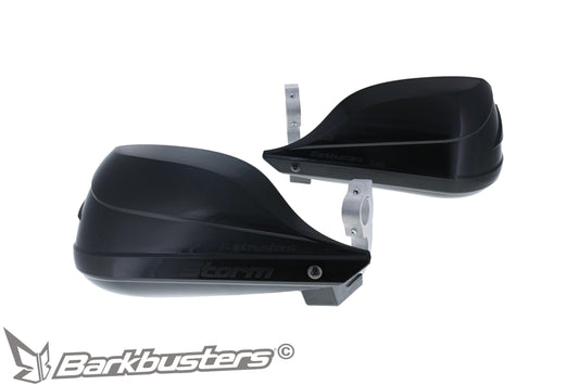 Barkbusters Storm Handguard-Single Point Clamp Mount (25.4mm)-Black-STM-002-01-BK