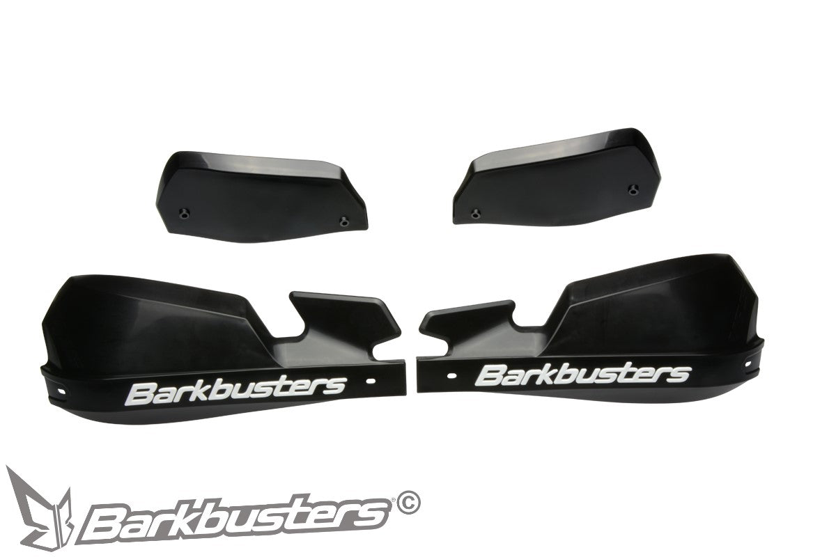 Barkbusters VPS Plastic Guards Only-Black (with deflectors in Black)-VPS-003-01-BK