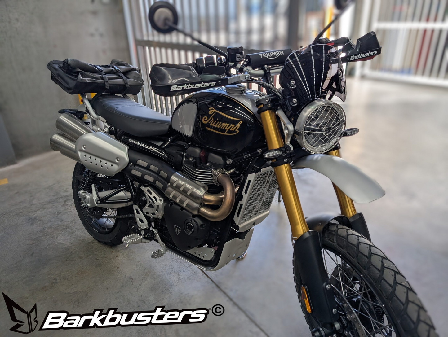 Barkbusters Handguard Mount for Triumph Scrambler 1200 XE - BHG-138-00-NP
