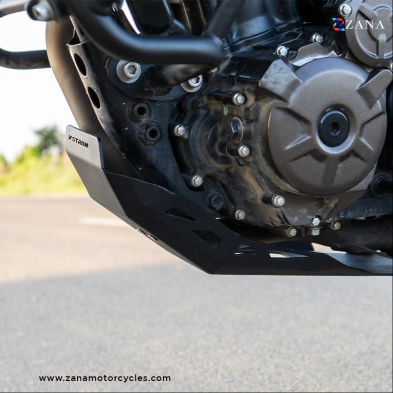 Bash Plate Black Aluminium for V-Strom 250 - ZANA, ZI-8227