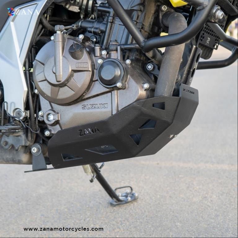Bash Plate Black Aluminium for V-Strom 250 - ZANA, ZI-8227