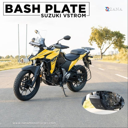 Bash Plate Black Aluminium for V-Strom 250 - ZANA, ZI-8227