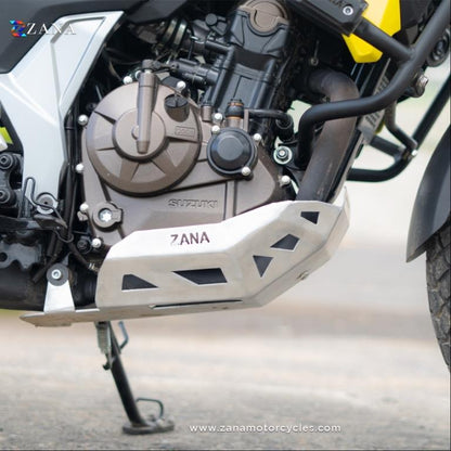 Bash Plate MS Silver for Suzuki Vstrom 250 - ZANA - ZI-8237 - Riders Junction