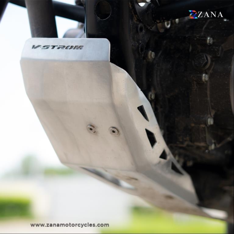 Bash Plate MS Silver for V-STROM 250