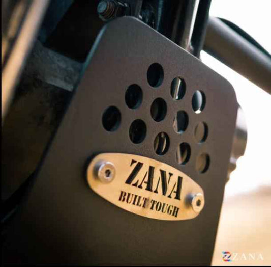 Bash Plate For Honda CB 350 2025 (Aluminum, Black)-ZI-8065