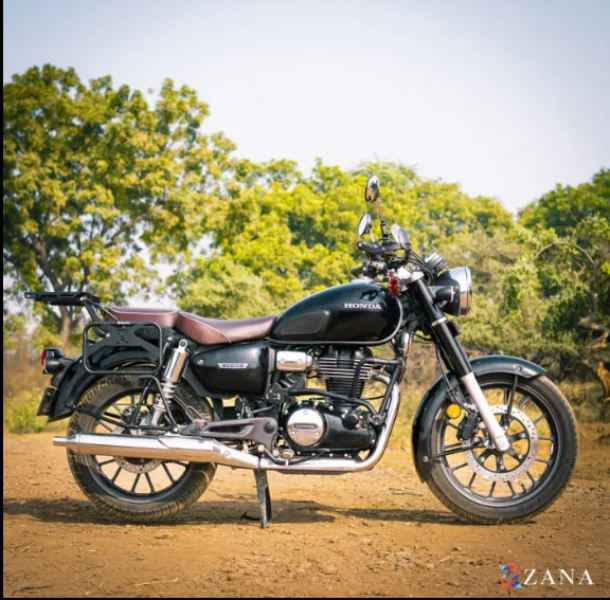 Bash Plate For Honda CB 350 2025 (Aluminum, Black)-ZI-8065