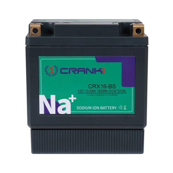 Battery For Triumph Tiger 800 XCX (2015-2020) - CRX16-BS - Sodium-Ion - Factory Activated - CRANK1
