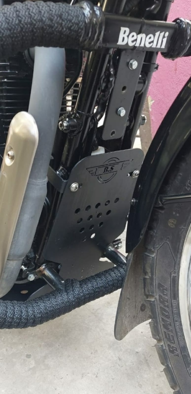 Benelli Baseplate In Stainless In Black