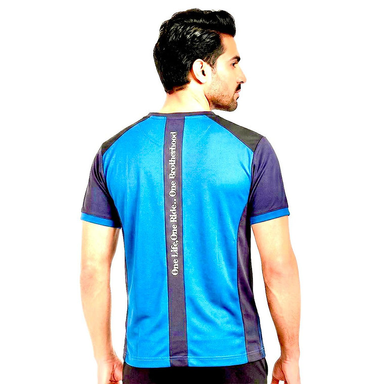 Biking Brotherhood T-Shirt - Blue