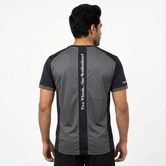 Biking Brotherhood T-Shirt - Grey