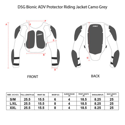 DSG Adv Riding Jacket Grey Black Yellow Flou - Riders Junction