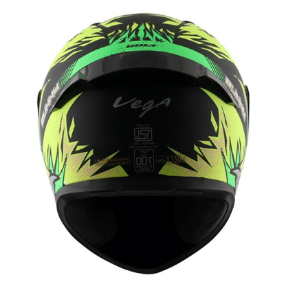 Bolt Bunny Dull Black Neon Yellow Helmet - Riders Junction