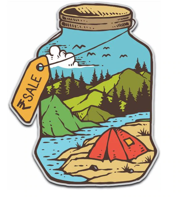 Bottled Up Adventure Sticker - Wander Looms - Riders Junction
