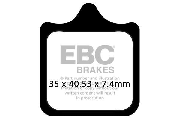 Brake Pads - EPFA322-4HH Extreme Pro PER ROTOR - EBC - Riders Junction