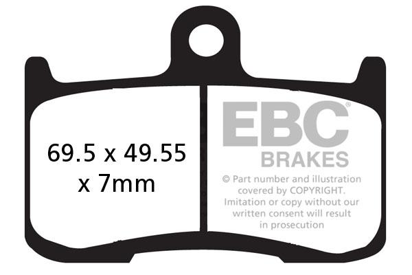 EBC Brake Pad - EPFA347HH Extreme Pro - Riders Junction
