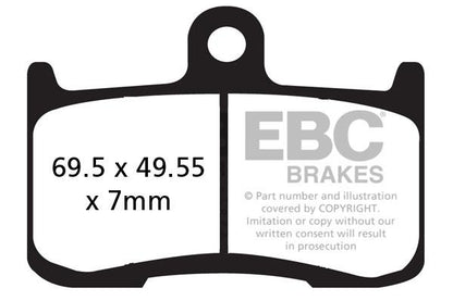 EBC Brake Pad - EPFA347HH Extreme Pro - Riders Junction
