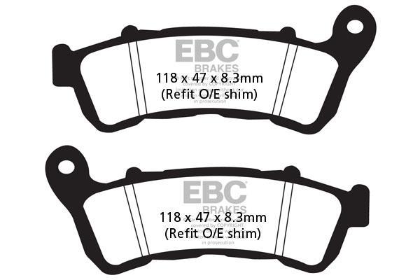 Brake Pads - EPFA388HH Extreme Pro (PER ROTOR) - EBC - Riders Junction