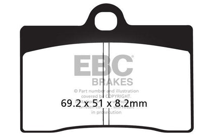Brake Pads - EPFA422-4HH Extreme Pro PER ROTOR - EBC - Riders Junction