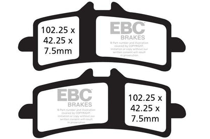 Brake Pads - EPFA447HH Extreme Pro PER ROTOR - EBC - Riders Junction