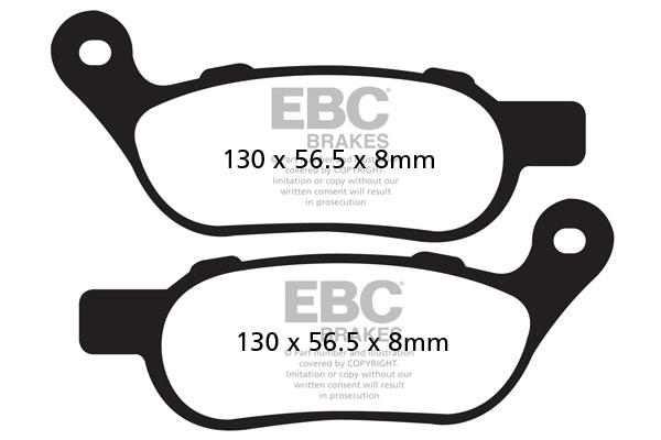 Brake Pads - EPFA458HH Extreme Pro PER ROTOR - EBC - Riders Junction