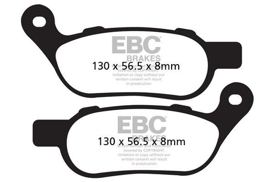 Brake Pads - EPFA458HH Extreme Pro PER ROTOR - EBC - Riders Junction