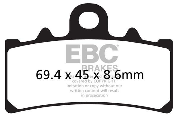 Brake Pads - EPFA606HH Extreme Pro PER ROTOR - EBC - Riders-junction