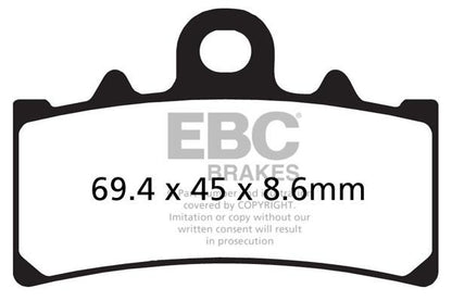 Brake Pads - EPFA606HH Extreme Pro PER ROTOR - EBC - Riders-junction