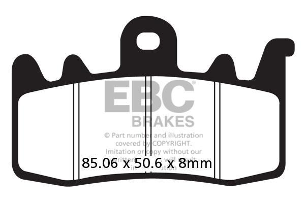 Brake Pads - EPFA630HH Extreme Pro PER ROTOR - EBC - Riders Junction