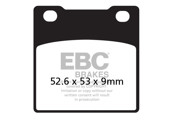 Brake Pads - FA063HH Fully Sintered Rear - EBC - Riders Junction