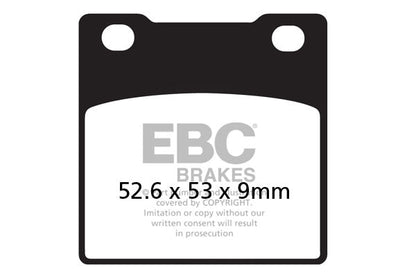 Brake Pads - FA063HH Fully Sintered Rear - EBC - Riders Junction