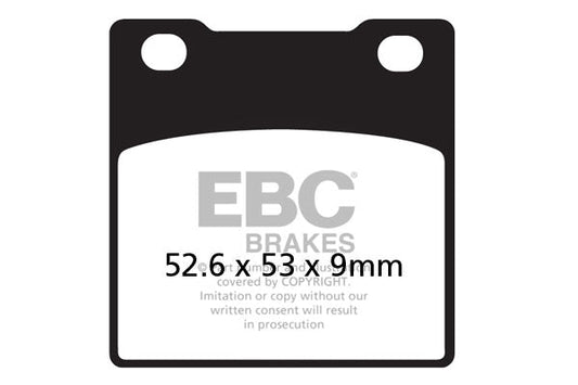 Brake Pads - FA063HH Fully Sintered Rear - EBC - Riders Junction