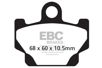 Brake Pads - FA081 Organic Rear - EBC - Riders Junction
