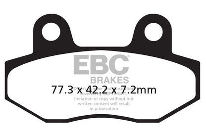Brake Pads - FA086HH Fully Sintered - EBC Rear - Riders Junction