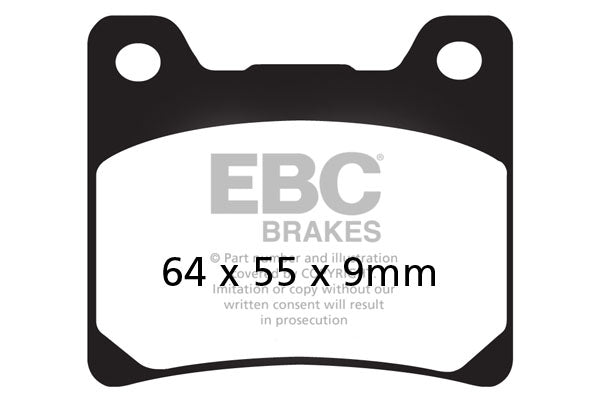 Brake Pads - FA088 Organic - EBC - Riders Junction