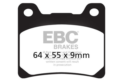 Brake Pads - FA088 Organic - EBC - Riders Junction