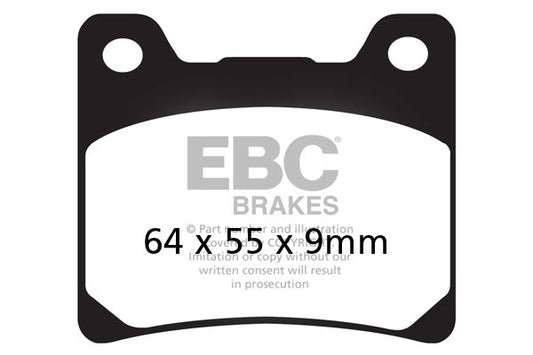 Brake Pads - FA088 Organic - EBC - Riders Junction