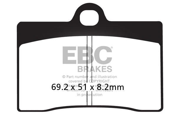 Brake Pads - FA095 Organic - EBC (Front)