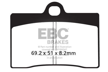 Brake Pads - FA095 Organic - EBC (Front)