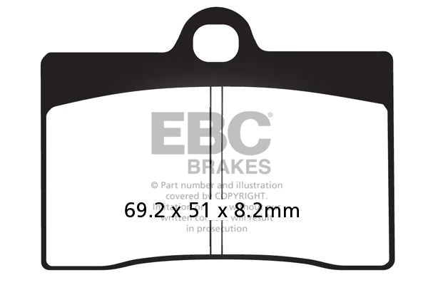 Brake Pads - FA095HH Fully Sintered - EBC (Front)