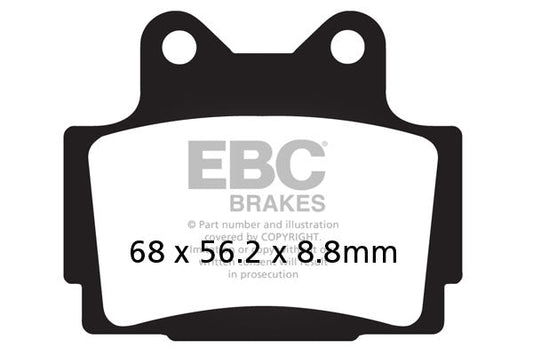 Brake Pads - FA104 Organic - EBC - Riders Junction