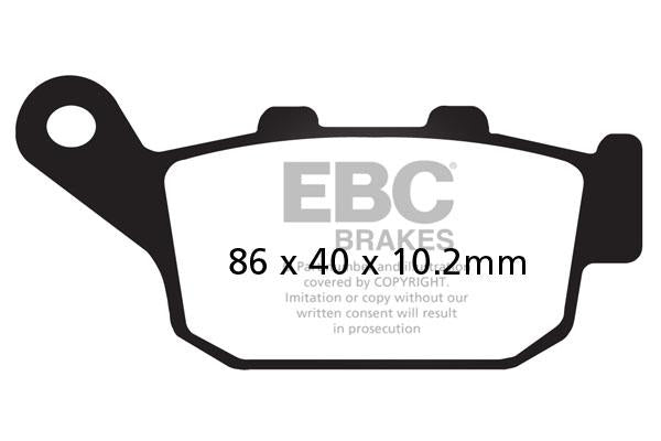 Brake Pads - FA140HH Fully Sintered - EBC - Riders Junction