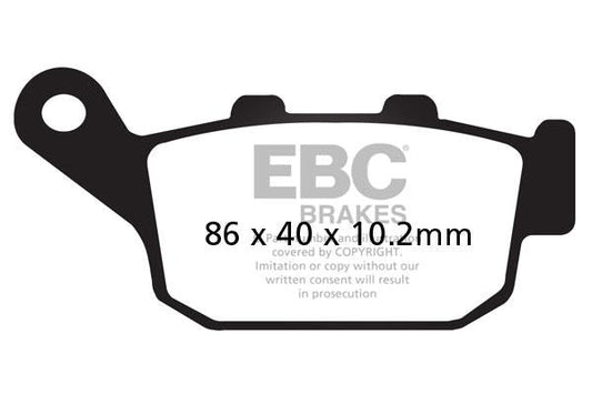 Brake Pads - FA140HH Fully Sintered - EBC - Riders Junction