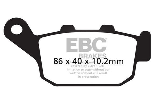 Brake Pads - FA140V Semi Sintered - EBC Rear - Riders Junction